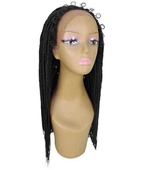 Layla Natural Black Synthetic HD Lace Wig wig