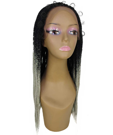 Layla Black Grey Synthetic HD Lace Wig wig