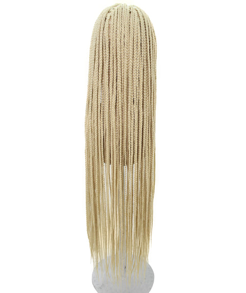 Chloe Light Blonde Hexagon Parting Briads Lace Wig