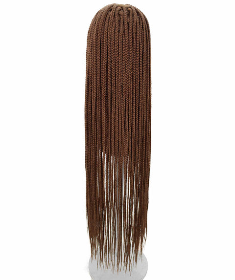 Chloe Copper Blonde Hexagon Parting Briads Lace Wig