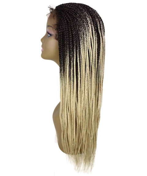 Layla Black Blonde Synthetic HD Lace Wig wig