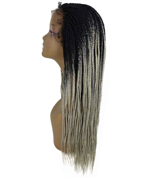 Layla Black Grey Synthetic HD Lace Wig wig