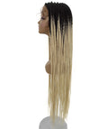 Chloe Blonde Ombre Hexagon Parting Briads Lace Wig