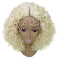 Precious Light Blonde Trendy Afro Lace Wig