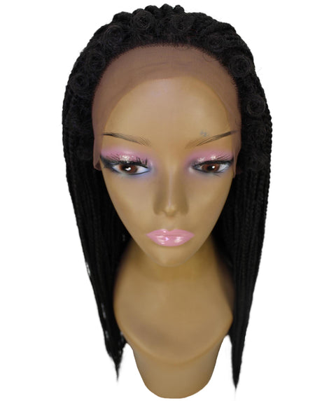 Layla Natural Black Synthetic HD Lace Wig wig