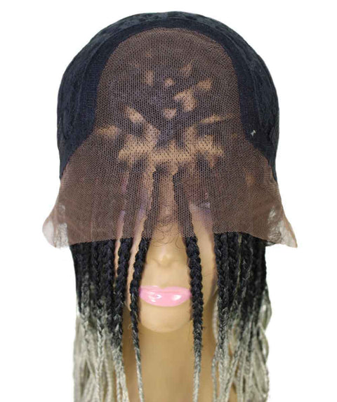 Layla Black Grey Synthetic HD Lace Wig wig
