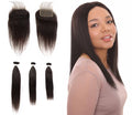 Remy human hair closure for black women, Human hair bundle