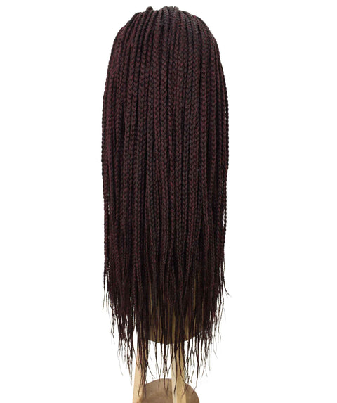 Layla Red and Black Synthetic HD Lace Wig wig