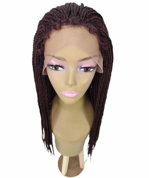 Layla Red and Black Synthetic HD Lace Wig wig
