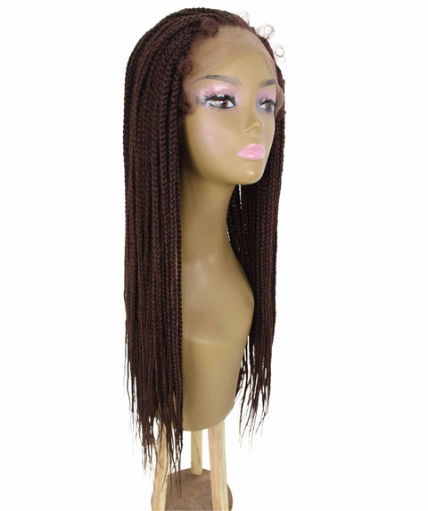 Layla Dark Auburn Synthetic HD Lace Wig wig