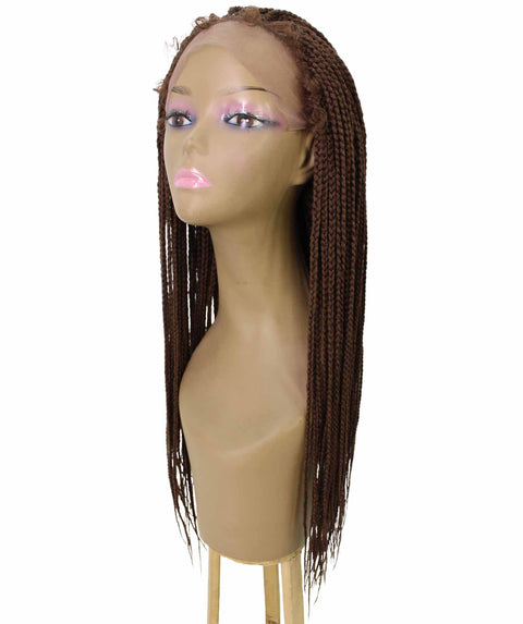 Layla Mahogany Brown Synthetic HD Lace Wig wig