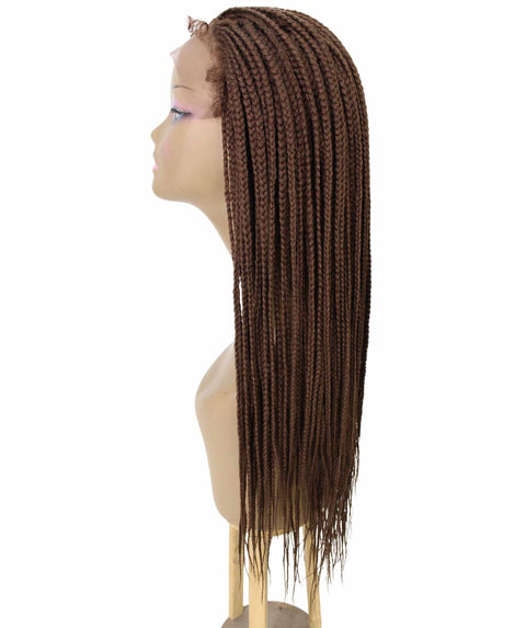 Layla Mahogany Brown Synthetic HD Lace Wig wig