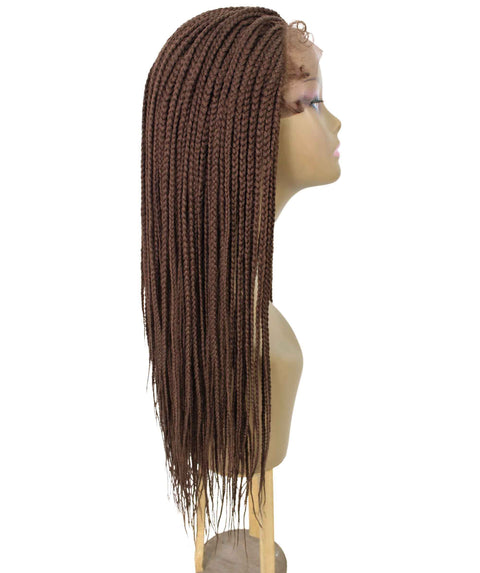 Layla Mahogany Brown Synthetic HD Lace Wig wig