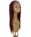 Layla Burgundy Synthetic HD Lace Wig wig