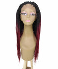 Layla Burgundy Ombre Synthetic HD Lace Wig wig