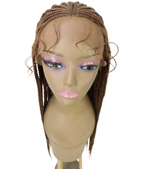 Viola Copper Blonde Lace Braided Wig