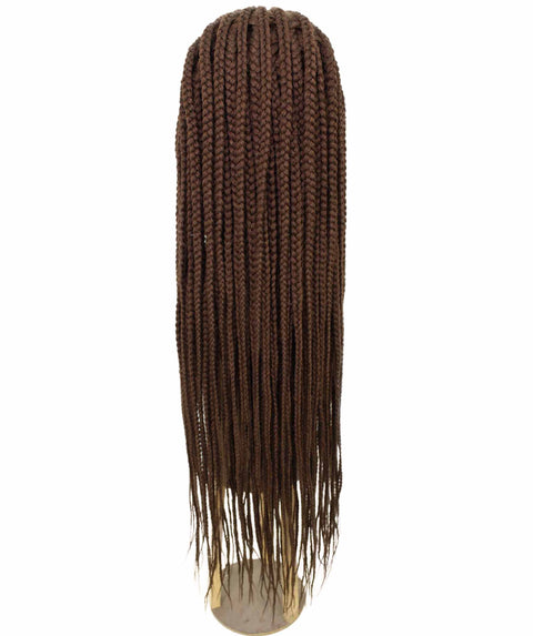 Viola Medium Brown Lace Braided Wig