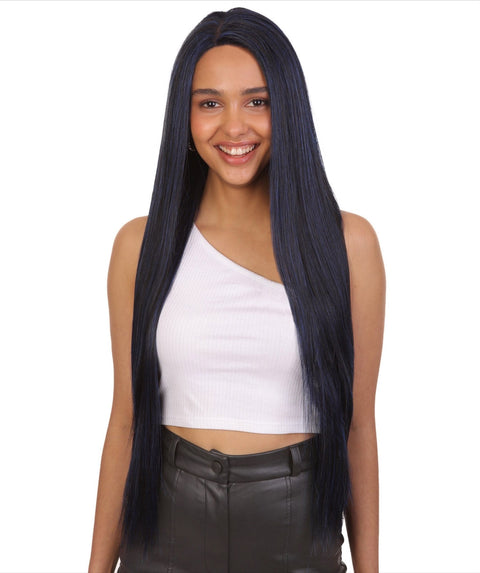 Monique Bluish Black Blend Lace Wig
