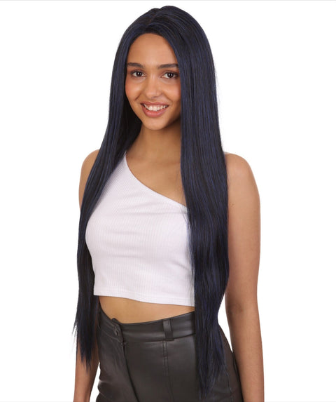 Monique Bluish Black Blend Lace Wig