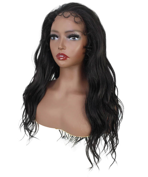 Willow Natural Black Glamour Lace Wig