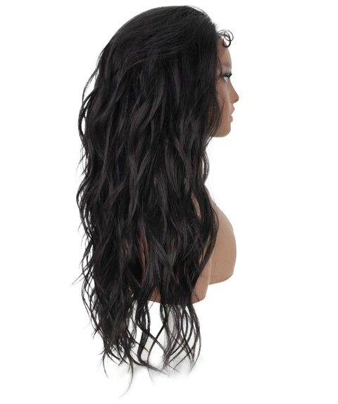 Willow Natural Black Glamour Lace Wig