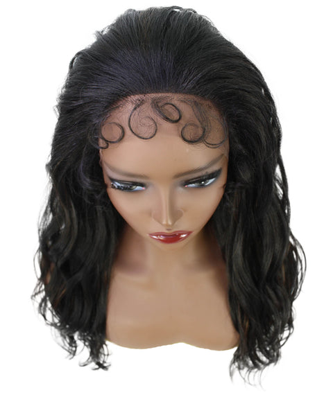 Willow Black with Caramel Glamour Lace Wig