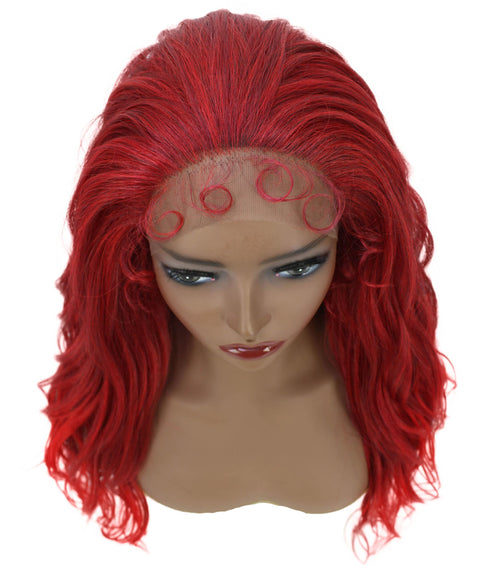 Willow Dark Wine and Red Blend Glamour Lace Wig