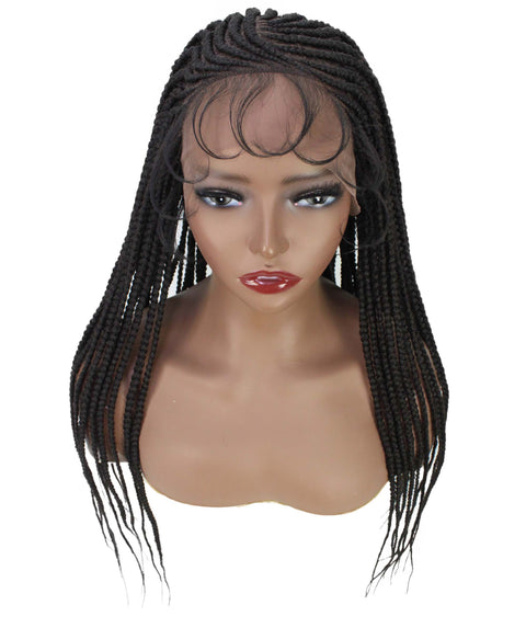 Maria Natural Black Braid Lace Wig