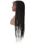 Maria Natural Black Braid Lace Wig