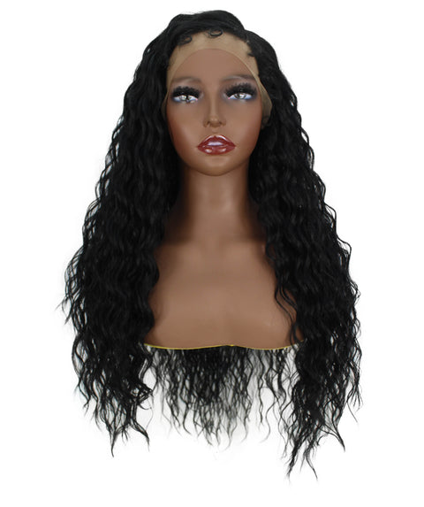 Faith Black Ringlet Lace Wig