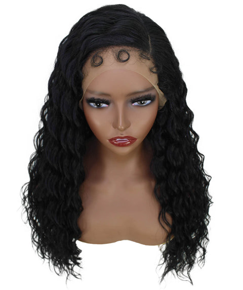 Faith Black Ringlet Lace Wig