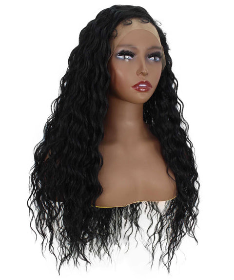 Faith Black Ringlet Lace Wig