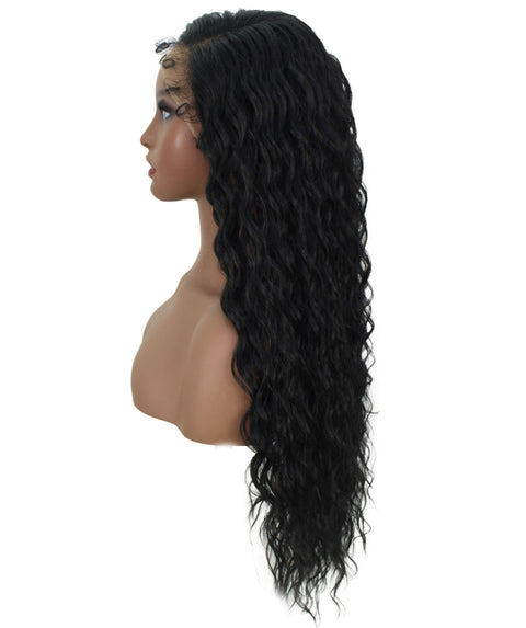 Faith Black Ringlet Lace Wig