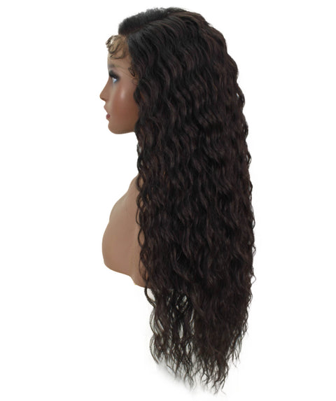 Faith Dark Brown Ringlet Lace Wig