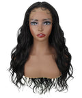 Liana Natural Black Ringlet Lace Wig