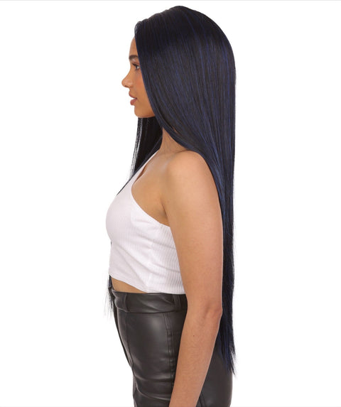 Monique Bluish Black Blend Lace Wig