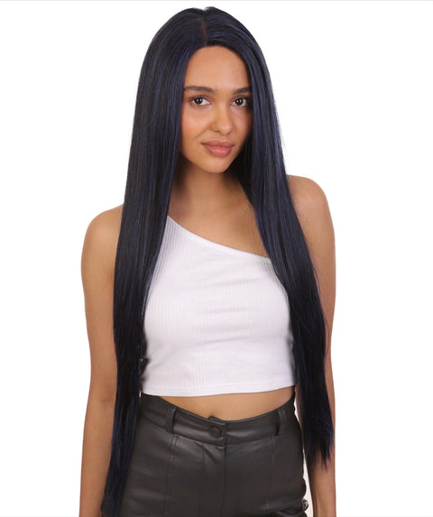 Monique Bluish Black Blend Lace Wig