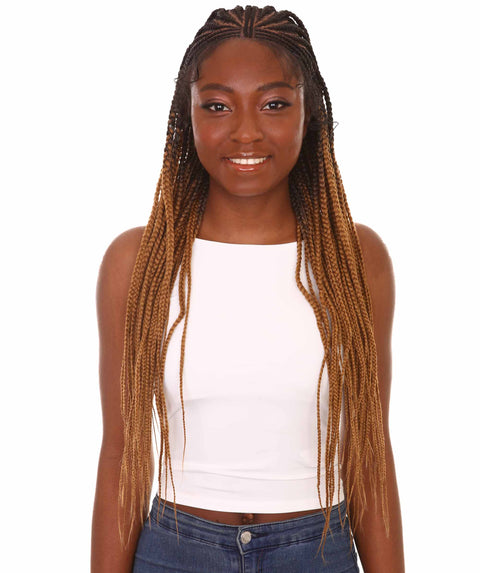 Viola Honey Blonde Lace Braided Wig