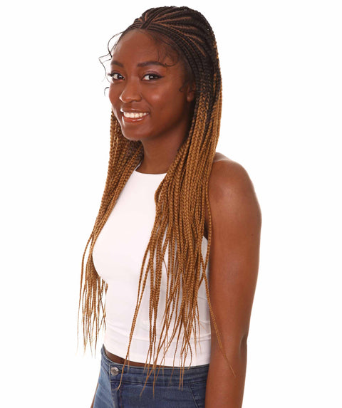 Viola Honey Blonde Lace Braided Wig