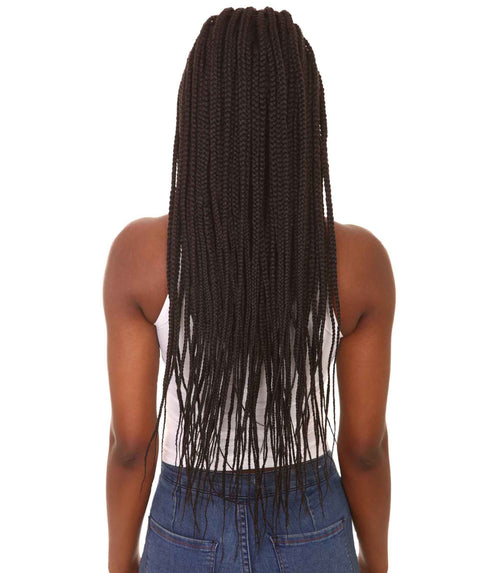 Viola Natural Black Lace Braided Wig