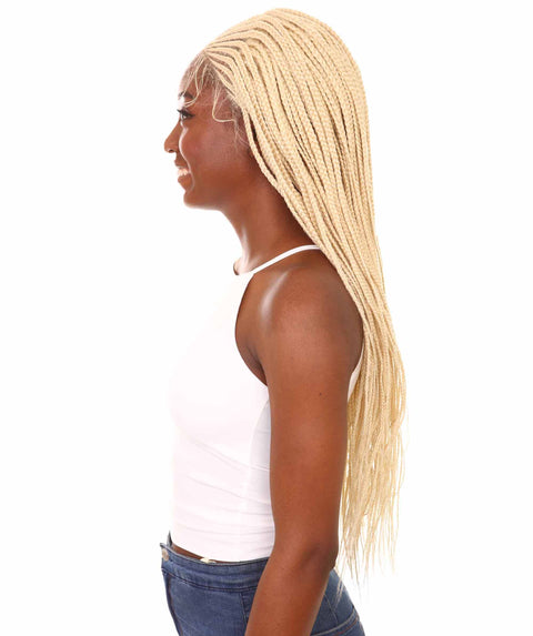 Kristi   Light Blonde Synthetic Braided wig