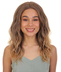 Riley Dark Brown with Honey Blonde Blend Glamour Lace Wig