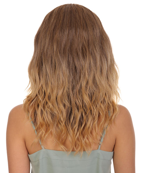 Riley Dark Brown with Honey Blonde Blend Glamour Lace Wig