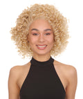 Talia Light Blonde and Grey Blend Edge Afro Lace Wig