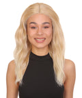 Riley Light Blonde and Gray Blend Glamour Lace Wig