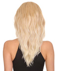 Riley Light Blonde and Gray Blend Glamour Lace Wig