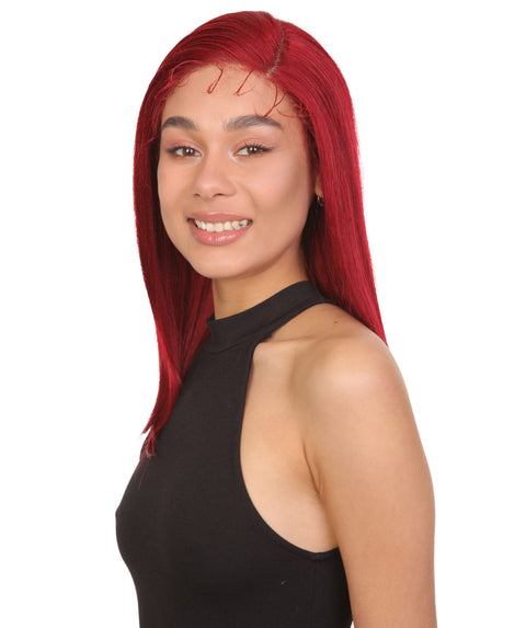 Gabriella Burgundy Lace Wig