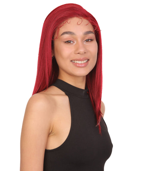 Gabriella Burgundy Lace Wig