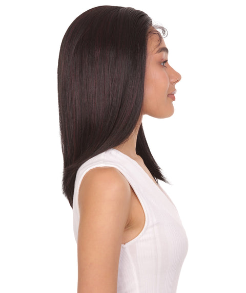 Gabriella Deep Red and Black Blend Lace Wig