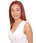 Gabriella Copper and Red Blend Lace Wig